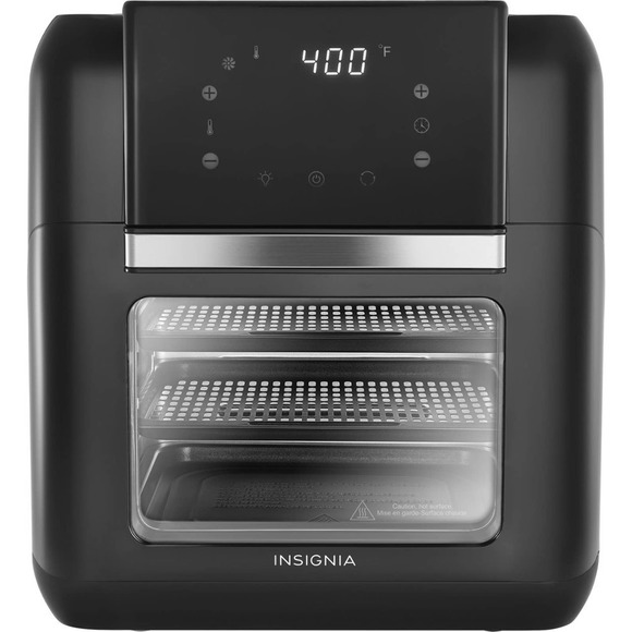 Insignia™ - 10 Qt. Digital Air Fryer Oven - Black - Picture 1 of 6